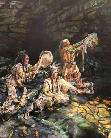 Calling For Elakala   53 x 46"