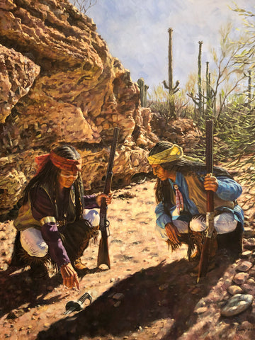 TREASURE IN THE WASH  30 X 24