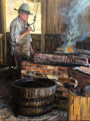 HIS FAVORITE PLACE  28X22"